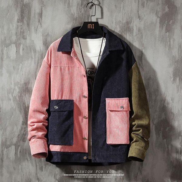 men's jackets kolmakov korean hip hop corduroy men big pocket streetwear jacket patchwork cardigan coat male 2 color s-5xl, Black;brown
men's jackets kolmakov korean hip hop corduroy men big pocket streetwear jacket patchwork cardigan coat male 2 color s-5xl, Black;brown