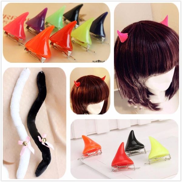 party masks devil ox horns demon a pair evil headwear cosplay prop hair accessories decorations halloween christmas / cute plush cat tails
party masks devil ox horns demon a pair evil headwear cosplay prop hair accessories decorations halloween christmas / cute plush cat tails