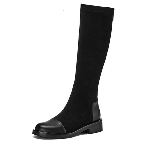 asumer of genuine leather+ knee height female shoes down autumn women boots, Black
asumer of genuine leather+ knee height female shoes down autumn women boots, Black