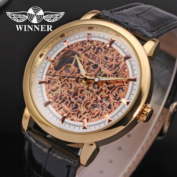 winner 8007winner men's fashion casual lava hollow out manual mechanical watch, Slivery;brown
winner 8007winner men's fashion casual lava hollow out manual mechanical watch, Slivery;brown