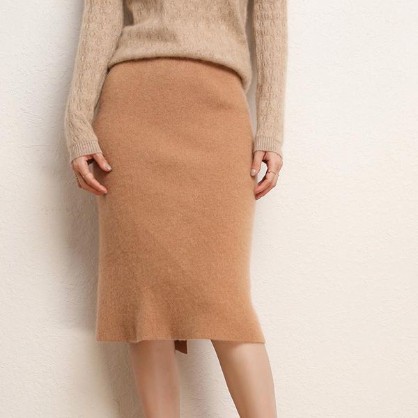 skirts 2021 arrival autumn and winter 100% cashmere women's high waist skirt fashion soft quanlity elastic knit bottomed girl cloth, Black
skirts 2021 arrival autumn and winter 100% cashmere women's high waist skirt fashion soft quanlity elastic knit bottomed girl cloth, Black