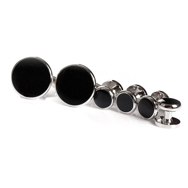earrings & necklace selling black round sliver enamel formal set buttons french shirt tuxedo studs for mens, Silver
earrings & necklace selling black round sliver enamel formal set buttons french shirt tuxedo studs for mens, Silver