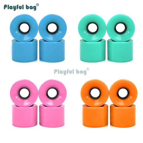 playful bag 4pcs/set 60*45 pu skateboard wheels 78a flash colorful high elastic soft wheel accessory ama49 skateboarding
playful bag 4pcs/set 60*45 pu skateboard wheels 78a flash colorful high elastic soft wheel accessory ama49 skateboarding