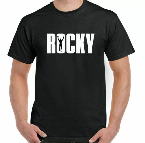 rocky t-shirt mens italian stallion boxing boxer mma gym training fury aj, White;black
rocky t-shirt mens italian stallion boxing boxer mma gym training fury aj, White;black