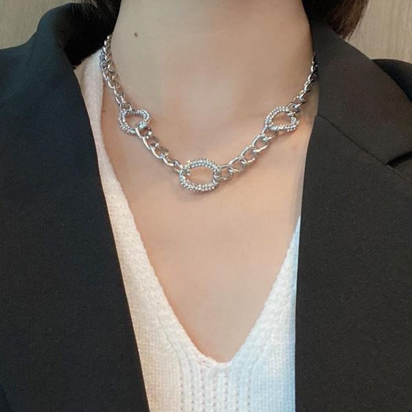 chains fashion jewelry geometric choker necklace 2021 design shiny crystal chain for celebration gifts, Silver
chains fashion jewelry geometric choker necklace 2021 design shiny crystal chain for celebration gifts, Silver