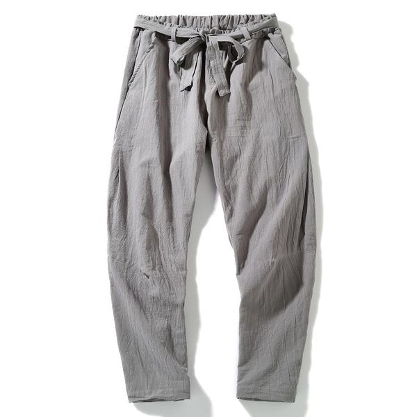 men's pants mens chinese style solid color thin cotton linen casual plus size loose fit trend fashion trouser, Black
men's pants mens chinese style solid color thin cotton linen casual plus size loose fit trend fashion trouser, Black