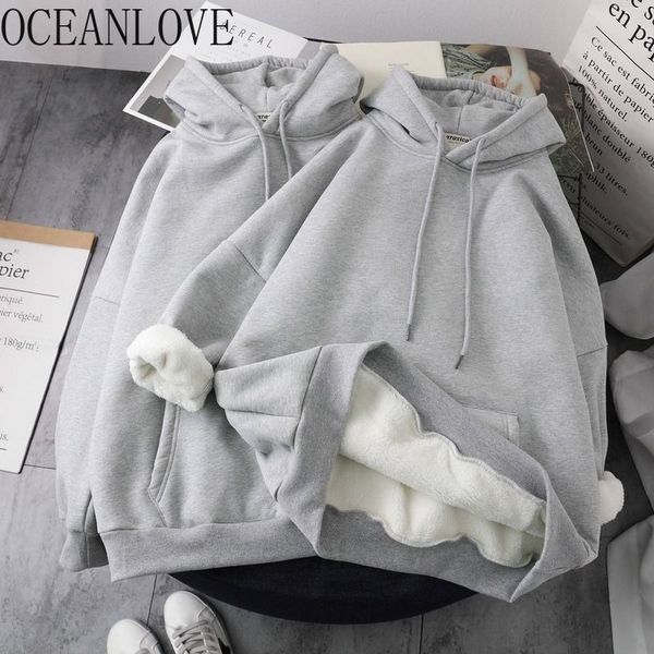 harajuku solid sudaderas warm fleece hoodie autumn winter clothes hooded front pocket women hoodies 18641 210415, Black
harajuku solid sudaderas warm fleece hoodie autumn winter clothes hooded front pocket women hoodies 18641 210415, Black