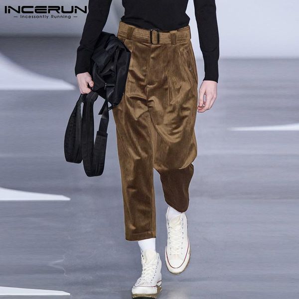 men's pants 2021 men corduroy solid color lace up joggers pockets casual straight trousers streetwear baggy pantalon 5xl incerun 7, Black
men's pants 2021 men corduroy solid color lace up joggers pockets casual straight trousers streetwear baggy pantalon 5xl incerun 7, Black