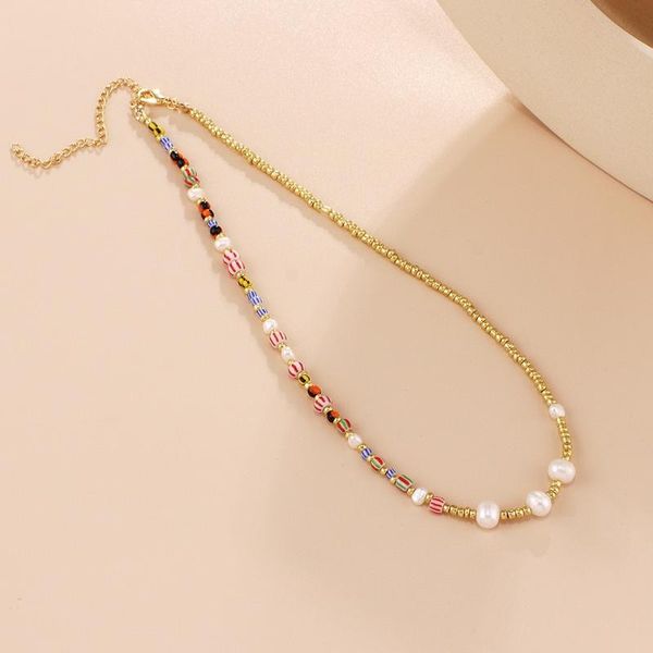 chokers bohemian woman necklace nature fresh water pearl colorful seed beads clavicle chain ins celebrity favorite necklaces jewellry, Golden;silver
chokers bohemian woman necklace nature fresh water pearl colorful seed beads clavicle chain ins celebrity favorite necklaces jewellry, Golden;silver