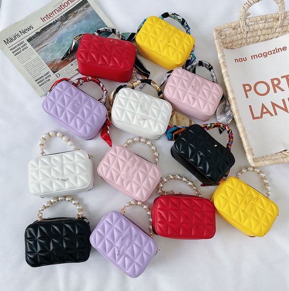 kids pearl handbags fashion designer girls silk scarves metal letter checkered crossbody bag children one shoulder bags mini purse 0f901, Black
kids pearl handbags fashion designer girls silk scarves metal letter checkered crossbody bag children one shoulder bags mini purse 0f901, Black