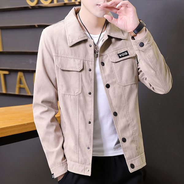 suede men's jacket casual fashion korean trend versatile spring autumn coat, Black;brown
suede men's jacket casual fashion korean trend versatile spring autumn coat, Black;brown