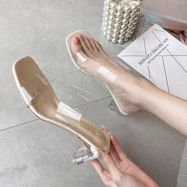 slippers shoes women summer heeled mules slides square heel fashion pantofle high block luxury transparent 2021 rome rubber pu p, Black
slippers shoes women summer heeled mules slides square heel fashion pantofle high block luxury transparent 2021 rome rubber pu p, Black
