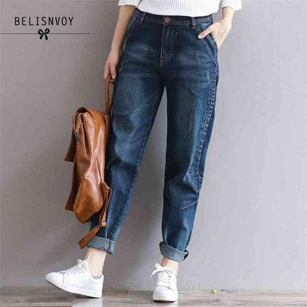 boyfriend jeans harem pants women trousers casual plus size loose fit vintage denim high waist vaqueros 210520, Blue
boyfriend jeans harem pants women trousers casual plus size loose fit vintage denim high waist vaqueros 210520, Blue