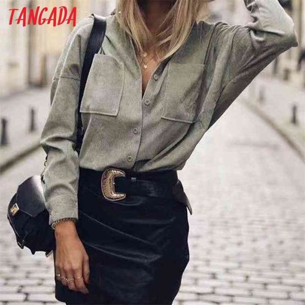 women amy green oversize corduroy blusas mujer de moda boyfriend style shirt womens 3r17 210416, Black;brown
women amy green oversize corduroy blusas mujer de moda boyfriend style shirt womens 3r17 210416, Black;brown