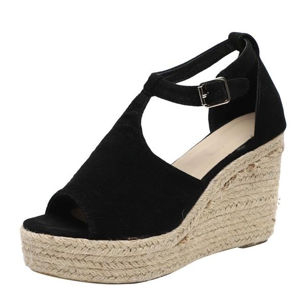 womens wedges sandal platforms shoes flock casual sandals for women 2021 peep toe women's wedge heel, Black
womens wedges sandal platforms shoes flock casual sandals for women 2021 peep toe women's wedge heel, Black