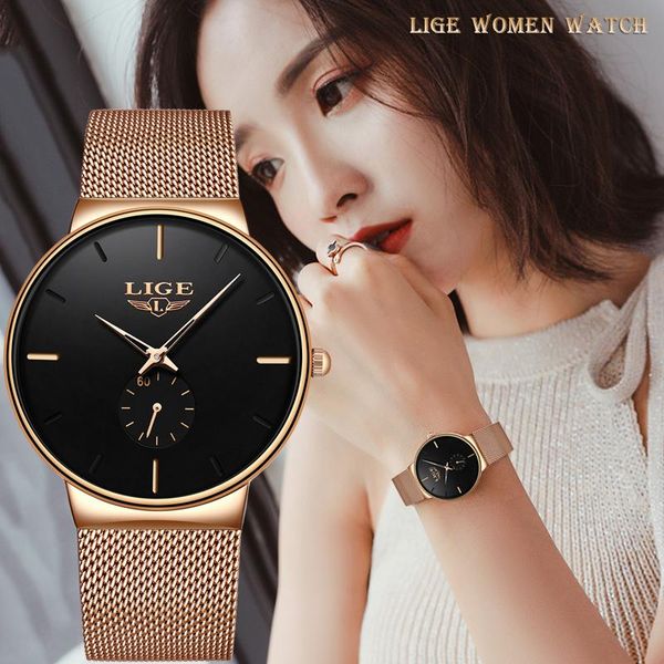 wristwatches lige women fashion watch creative lady casual watches stainless steel mesh band stylish desgin luxury quartz for, Slivery;brown
wristwatches lige women fashion watch creative lady casual watches stainless steel mesh band stylish desgin luxury quartz for, Slivery;brown