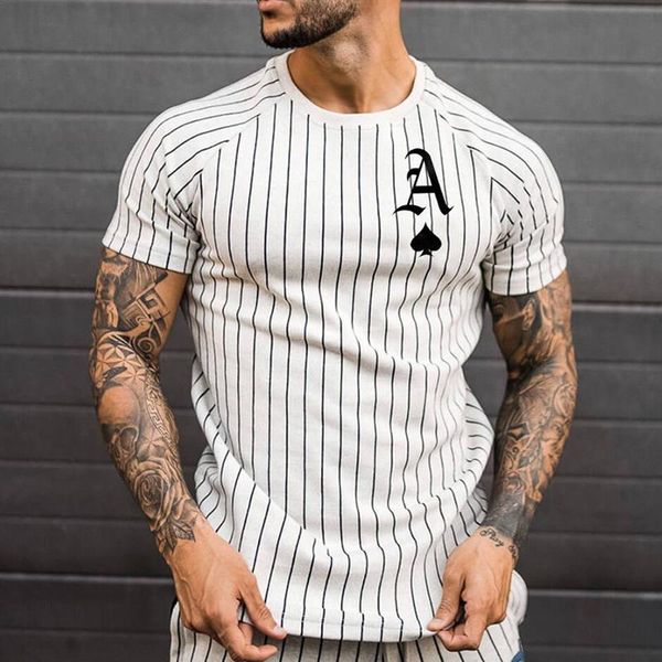 shirt for men stripped tshirt summer clothing streetwear round neck fashion poker print short sleeve t-shirts men's, White;black
shirt for men stripped tshirt summer clothing streetwear round neck fashion poker print short sleeve t-shirts men's, White;black