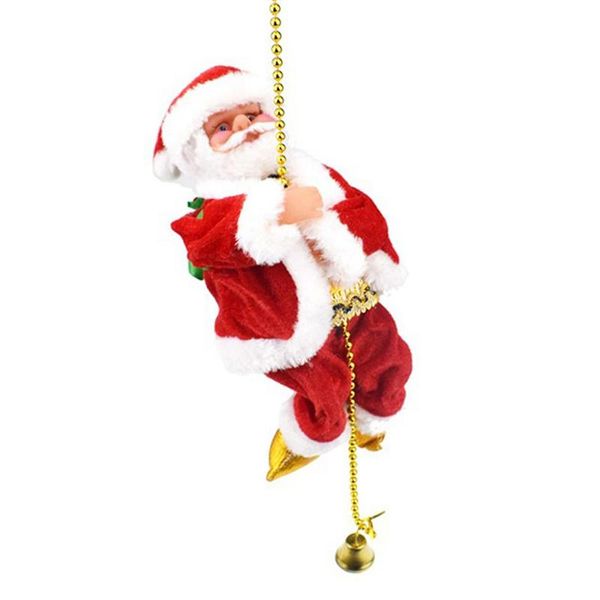 christmas decorations santa claus climbing beads battery operated electric climb up and down with light music decoration
christmas decorations santa claus climbing beads battery operated electric climb up and down with light music decoration