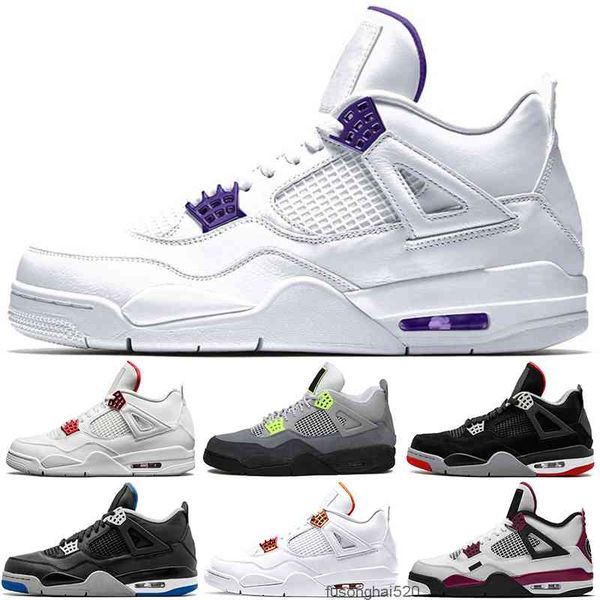 2022 2021 men high basketball shoes 4 4s black cat court purple university red neon bred alternate motorsport orange metallic white cement c
2022 2021 men high basketball shoes 4 4s black cat court purple university red neon bred alternate motorsport orange metallic white cement c