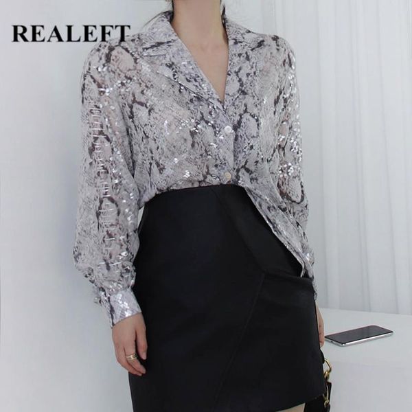 spring vintage snake sequined printed women's shirt female blouse long sleeve korean style loose blouses & shirts, White
spring vintage snake sequined printed women's shirt female blouse long sleeve korean style loose blouses & shirts, White