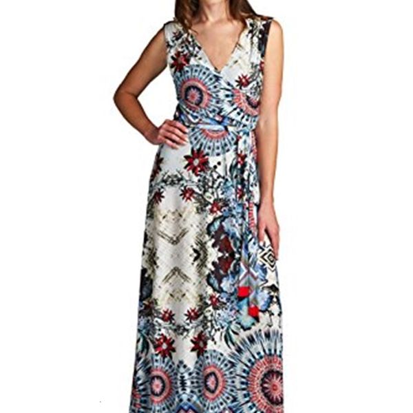 casual dresses on trend bohemian print sleeveless faux wrap long maxi dress with belt 2wk3, Black;gray
casual dresses on trend bohemian print sleeveless faux wrap long maxi dress with belt 2wk3, Black;gray