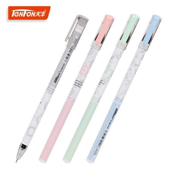 gel pens 4 pcs /lot ocean style fine link pen 0.38mm black ink signature for school & office escolar material
gel pens 4 pcs /lot ocean style fine link pen 0.38mm black ink signature for school & office escolar material