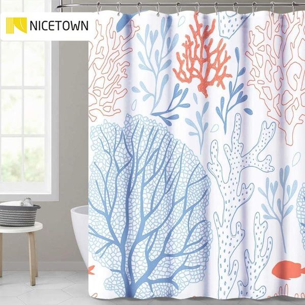 waterproof screen bath curtain polyester fabric coral pattern washable shower curtains bathroom decorations hooks
waterproof screen bath curtain polyester fabric coral pattern washable shower curtains bathroom decorations hooks