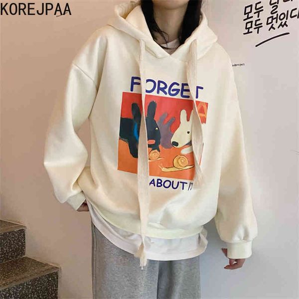 korejpaa cartoon print hoodies women plus velvet bf wind sweatshirt ladies korean autumn 2021 new hooded long-sleeved casual, Blue;black
korejpaa cartoon print hoodies women plus velvet bf wind sweatshirt ladies korean autumn 2021 new hooded long-sleeved casual, Blue;black