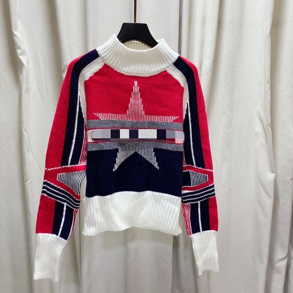 2021 autumn winter milan runway sweaters o neck long sleeve high end jacquard pullover women's designer clothing 1007-6, White;black
2021 autumn winter milan runway sweaters o neck long sleeve high end jacquard pullover women's designer clothing 1007-6, White;black