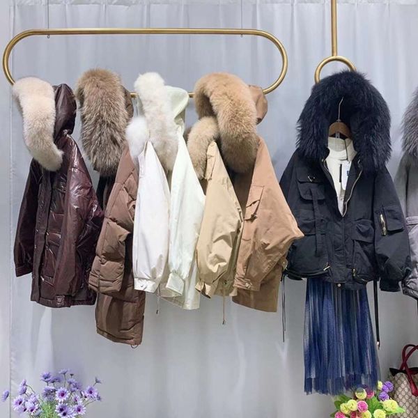 late autumn winter version hairy collar down jacket women's short small man's coat women, Black
late autumn winter version hairy collar down jacket women's short small man's coat women, Black