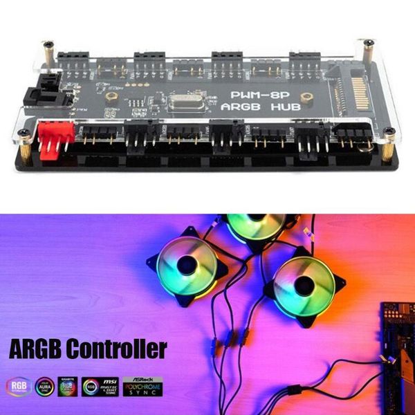 controller fan remote control hub 8 port 4-pin pwm 1 to 3pin argb led splitter cooler for pc computer cooling lappads
controller fan remote control hub 8 port 4-pin pwm 1 to 3pin argb led splitter cooler for pc computer cooling lappads