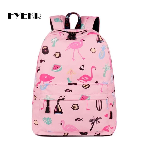 korean female flamingo printed women's backpack cartoon schoolbag for junior high school students
korean female flamingo printed women's backpack cartoon schoolbag for junior high school students
