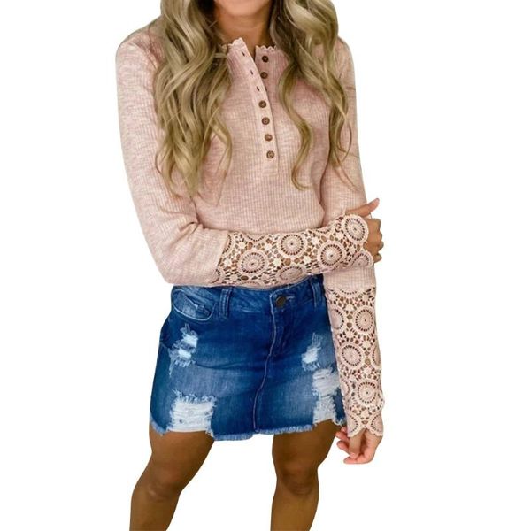 women's t-shirt kimuise lace button t shirts women long sleeve plain casual blouse 2021 harajuku autumn, White
women's t-shirt kimuise lace button t shirts women long sleeve plain casual blouse 2021 harajuku autumn, White