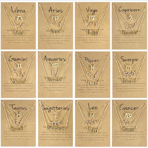 12 zodiac necklaces 3 styles/set with gift card constellation sign pendant silver chains necklace for men women jewelry in
12 zodiac necklaces 3 styles/set with gift card constellation sign pendant silver chains necklace for men women jewelry in