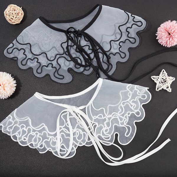 bow ties 1pcs shirt detachable collar tie fake women lace cloud shoulder false doll, Black;gray
bow ties 1pcs shirt detachable collar tie fake women lace cloud shoulder false doll, Black;gray
