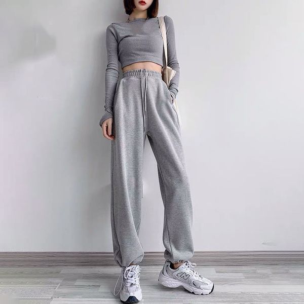 wonder sports casual cotton purple trousers female elastic high waist loose cargo pants jogging 210510, Black;white
wonder sports casual cotton purple trousers female elastic high waist loose cargo pants jogging 210510, Black;white