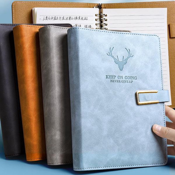 notepads a5/b5 binder notebook pu leather cover loose leaf paper school office supplies notepad planner agenda diary notebooks stationery, Purple;pink
notepads a5/b5 binder notebook pu leather cover loose leaf paper school office supplies notepad planner agenda diary notebooks stationery, Purple;pink