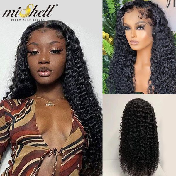 mishell deep curly lace front wig human hair wigs for black women prepluck glueless brazilian 13x41, Black;brown
mishell deep curly lace front wig human hair wigs for black women prepluck glueless brazilian 13x41, Black;brown