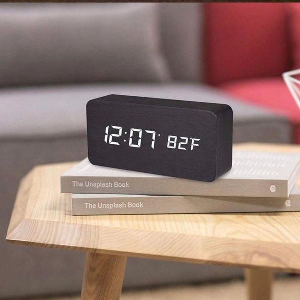 other clocks & accessories led wooden sound control alarm clock, temperature, display, usb/ home decoration clock
other clocks & accessories led wooden sound control alarm clock, temperature, display, usb/ home decoration clock