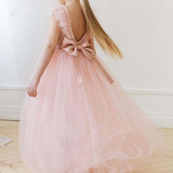 pink flower girl dresses bow back for wedding vintage little pageant dresses princess kids gown, White;blue
pink flower girl dresses bow back for wedding vintage little pageant dresses princess kids gown, White;blue