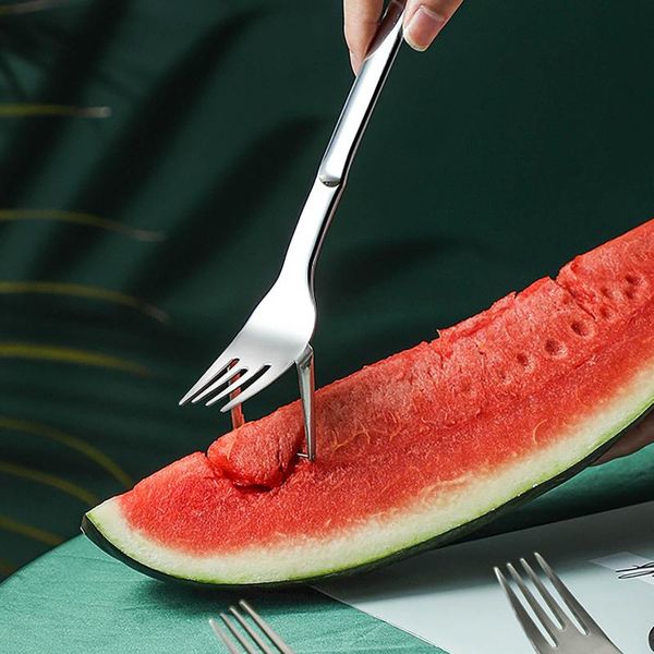 forks stainless steel melon cutter fruit fork watermelon slicing tool dessert pastry vegetable tools tableware
forks stainless steel melon cutter fruit fork watermelon slicing tool dessert pastry vegetable tools tableware