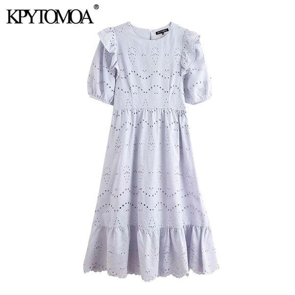 women chic fashion hollow out embroidery ruffled midi dress vintage lantern sleeve side zipper female dresses 210416, Black;gray
women chic fashion hollow out embroidery ruffled midi dress vintage lantern sleeve side zipper female dresses 210416, Black;gray