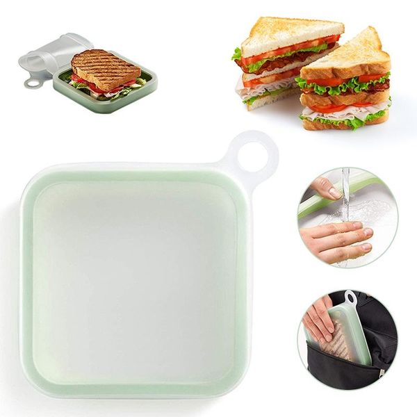 convenient silicone student lunch box kitchen reusable toast sandwich storage dinnerware sets
convenient silicone student lunch box kitchen reusable toast sandwich storage dinnerware sets