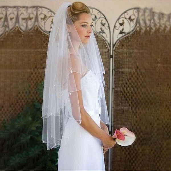 bridal veils mngrl wedding accessories veil simple headdress long double-layer lace beaded 1.5m pure color soft yarn, Black
bridal veils mngrl wedding accessories veil simple headdress long double-layer lace beaded 1.5m pure color soft yarn, Black
