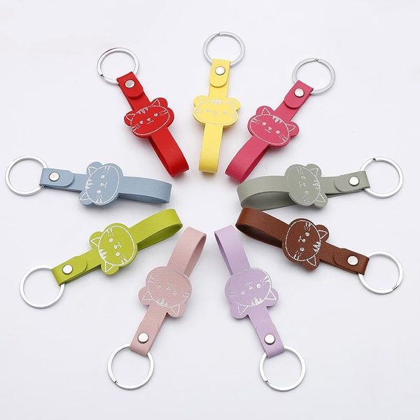 keychains colorful pu leather key chain braided rope wide cord diy chains holder car handbag keyring men women keychain, Silver
keychains colorful pu leather key chain braided rope wide cord diy chains holder car handbag keyring men women keychain, Silver
