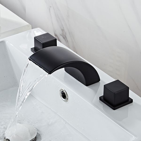 other faucets, showers & accs matte black bathtub double handle design bathroom waterfall install on all brass cold and basin
other faucets, showers & accs matte black bathtub double handle design bathroom waterfall install on all brass cold and basin