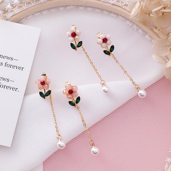 lovely pink flower dangle drop earring fashion earrings for girl gift elegant lady jewelry 2021 brincos female & chandelier, Silver
lovely pink flower dangle drop earring fashion earrings for girl gift elegant lady jewelry 2021 brincos female & chandelier, Silver