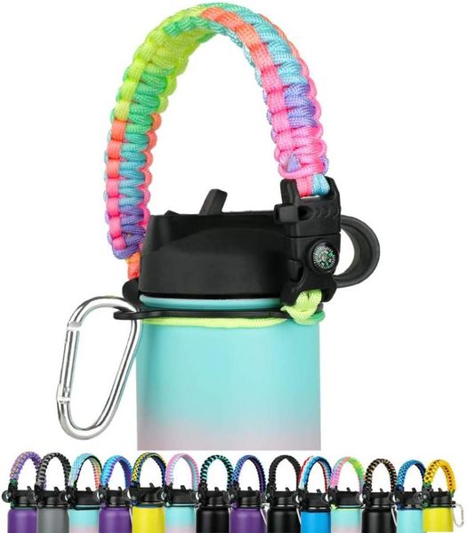 outdoor gadgets paracord handle - fits wide mouth bottles 12oz to 64oz durable carrier, carrier strap cord with safety ring,compass
outdoor gadgets paracord handle - fits wide mouth bottles 12oz to 64oz durable carrier, carrier strap cord with safety ring,compass