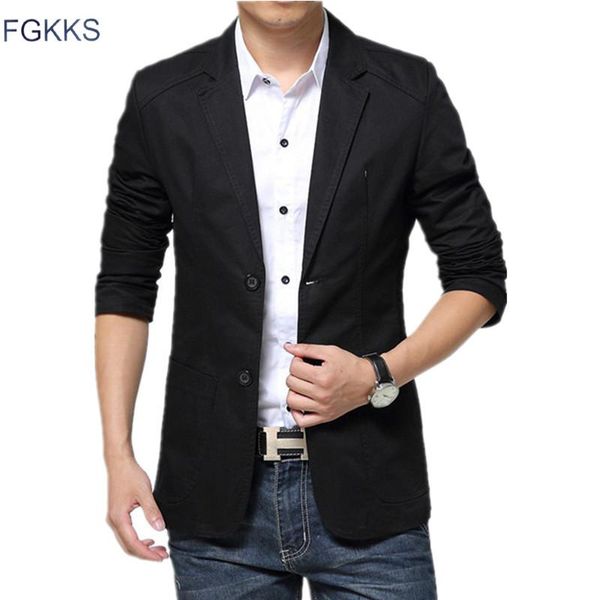 men's suits & blazers fgkks brand men solid color party suit business costume homme wedding custom coat, White;black
men's suits & blazers fgkks brand men solid color party suit business costume homme wedding custom coat, White;black