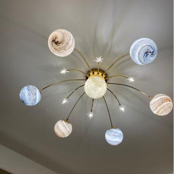 ceiling lights nordic led chandeliers lighting planet glass lampshade creative chandelier kitchen living room iron lamp e27
ceiling lights nordic led chandeliers lighting planet glass lampshade creative chandelier kitchen living room iron lamp e27